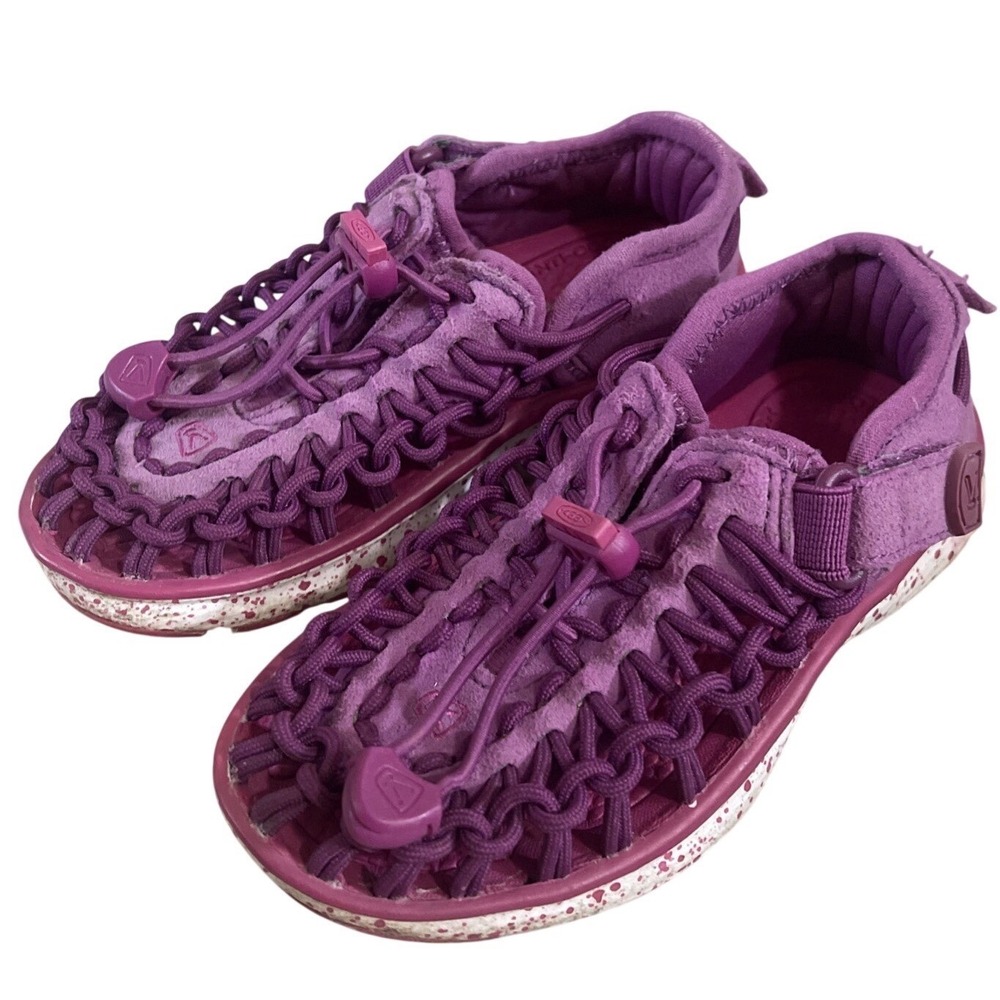 Keen Uneek Sport Shoes Toddler Girls Size 8 Pink Water Outdoor Athletic Lace Up